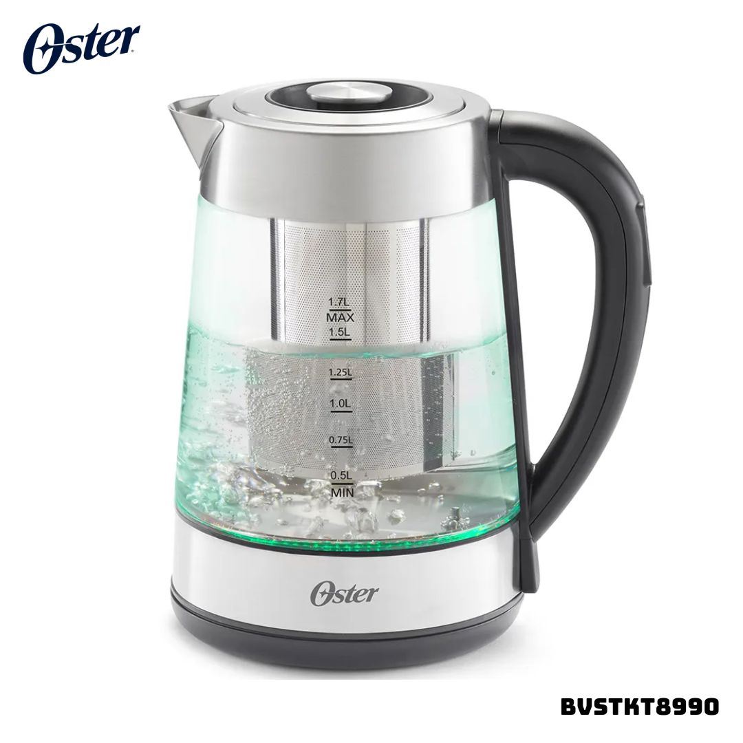 HERVIDOR ELECTRICO OSTER DE VIDRIO 1.7 L CON CONTROL DE TEMPERATURA - BVSTKT8990
